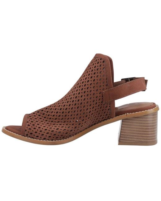 Hush Puppies Brown Louise Heeled Sandals
