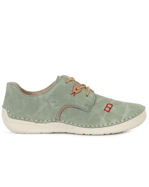 Rieker Green Content Shoes