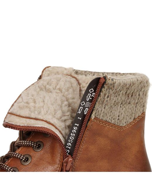Rieker Brown Ampleforth Ankle Boots