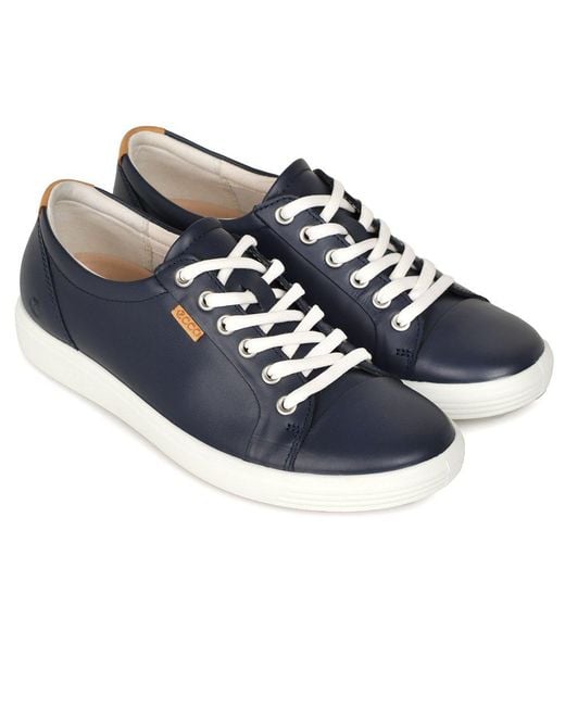Ecco Blue Soft 7 Lace Up Shoes
