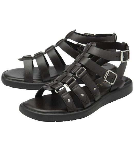 Ravel Black Mere Gladiator Sandals