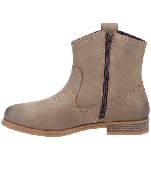 Cotswold Brown Signet Ankle Boots