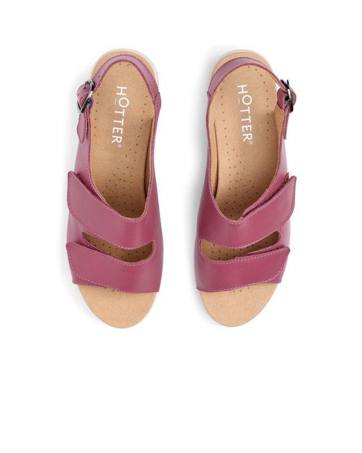 Hotter Pink Easy Ii Sandals
