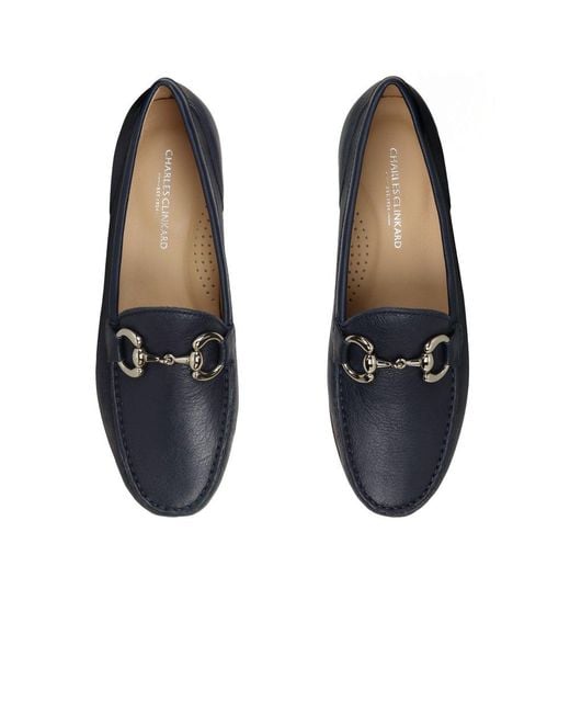 Charles Clinkard Blue Sirius Moccasins