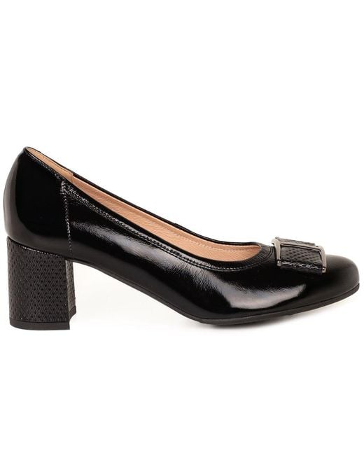 Bioeco Black Daphne Court Shoes
