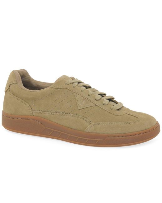 Clarks Brown Craftrally Ace Trainers for men