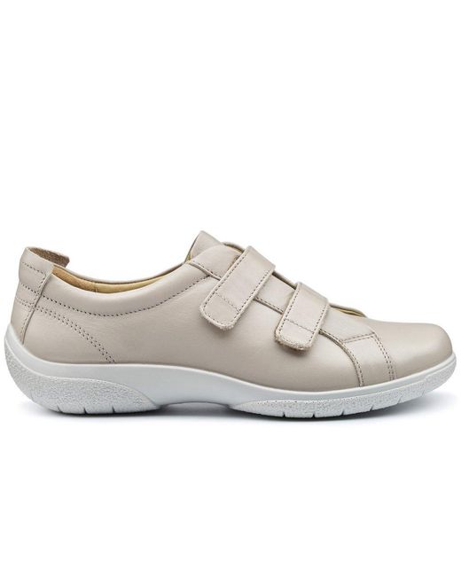 Hotter White Leap Ii Casual Shoes Colour: Pale