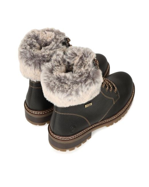 Remonte Black Carro Ankle Boots