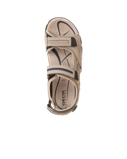 Geox Brown Uomo Strada Sandals for men