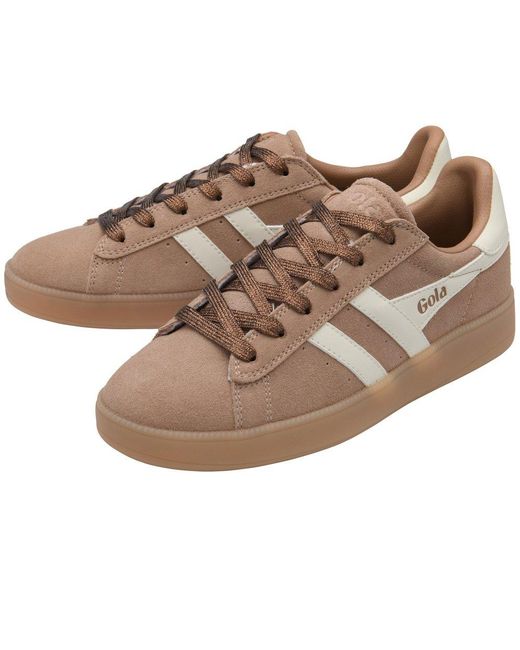 Gola Brown Aztec Trainers