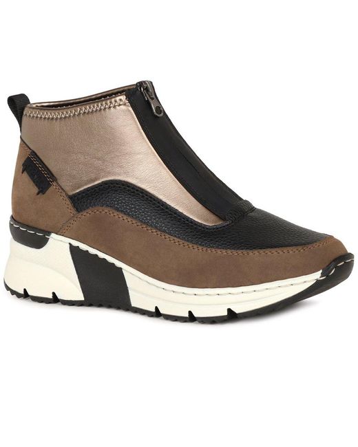 Rieker Brown Greece Ankle Boots
