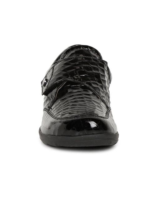 Caprice Black Vera Riptape Shoes