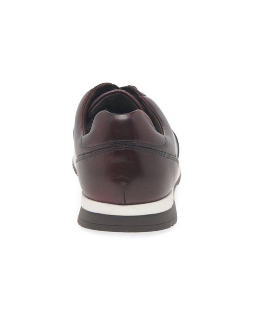 Loake Brown Bannister Trainers for men
