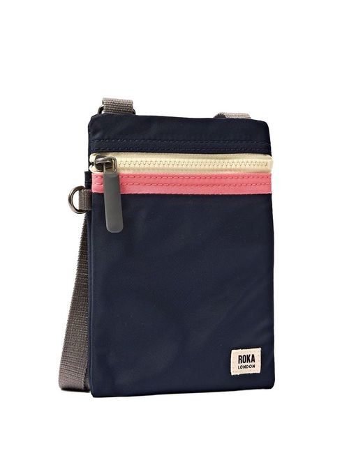 Roka Blue Chelsea Stripe Sling Bag