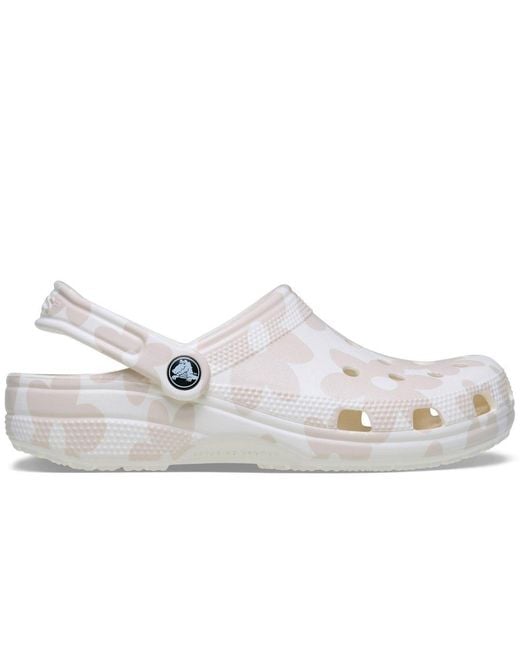 CROCSTM White Classic Pop Petals Clogs