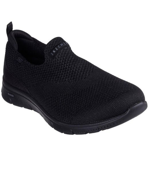 Skechers Black Arch Fit Refine 2.0 Cascade Trainers