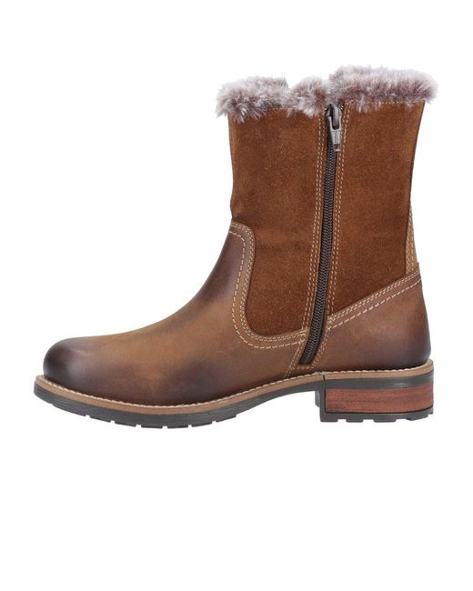 Cotswold Brown Kemerton Ankle Boots