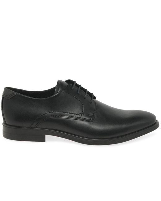 Ecco Black Melbourne Formal Lace Up Shoes for men