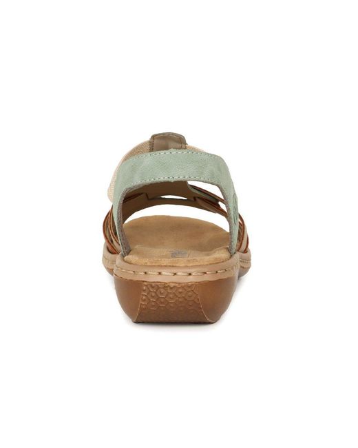 Rieker Metallic Globe Sandals