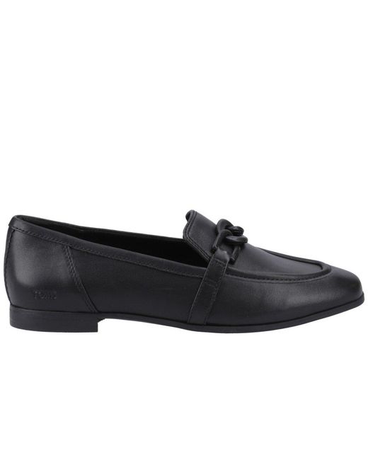 TOMS Black Lynette Loafers