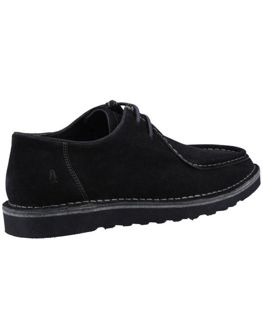 Hush Puppies Black Otis Lace Up Shoes for men