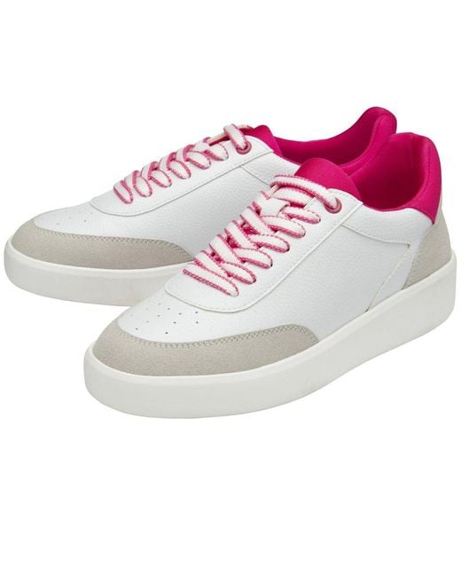 Lotus White Palmira Trainers
