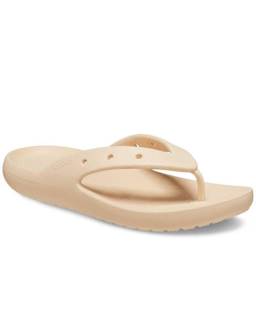 CROCSTM Natural Classic Flip Sandals