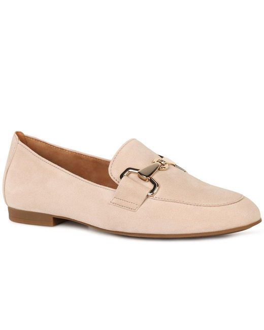 Gabor Pink Jangle Loafers Colour: Oak