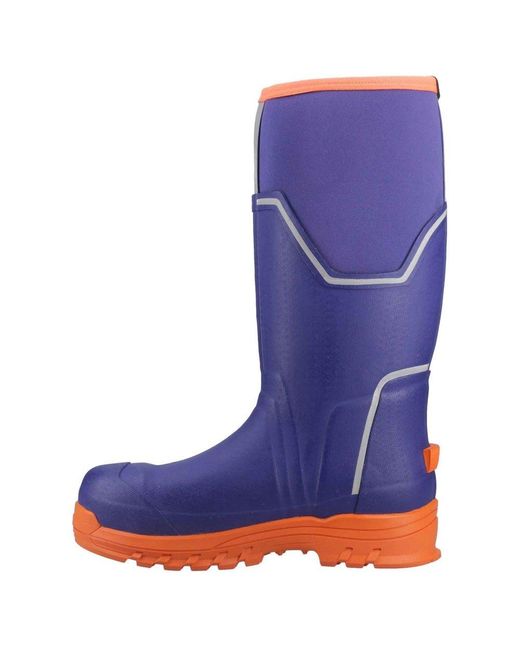 Muck Boot Blue Grit S5 Wellingtons