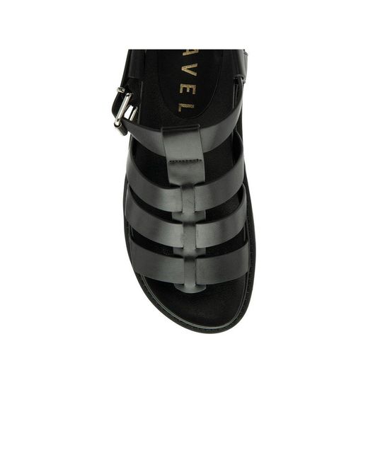 Ravel Black Oakley Gladiator Sandals