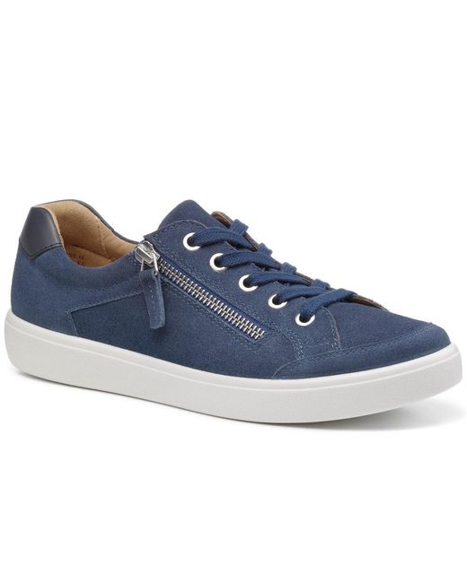 Hotter Blue Chase Ii Wide Fit Trainers