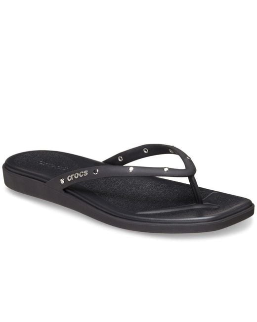 CROCSTM Blue Miami Studded Flip Sandals