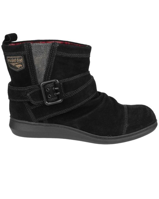 Rocket Dog Black Mint Ankle Boots