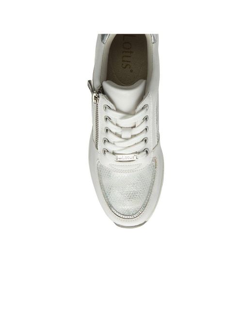 Lotus White Tenno Trainers