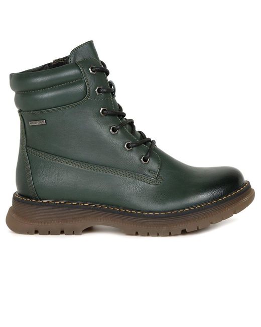 Westland Green Stylish Synthetic Ankle Booties