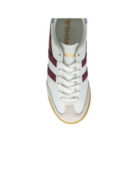 Gola White Torpedo Leather Trainers