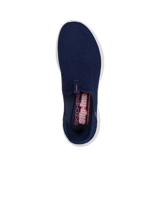 Skechers Blue Ultra Flex 3.0 Easy Win 150450-Nvy Slip On Shoe
