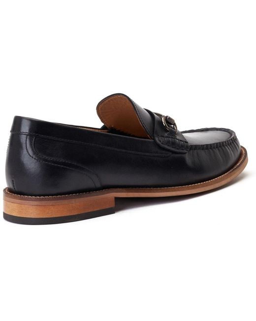 Base London Blue Madison Loafers for men