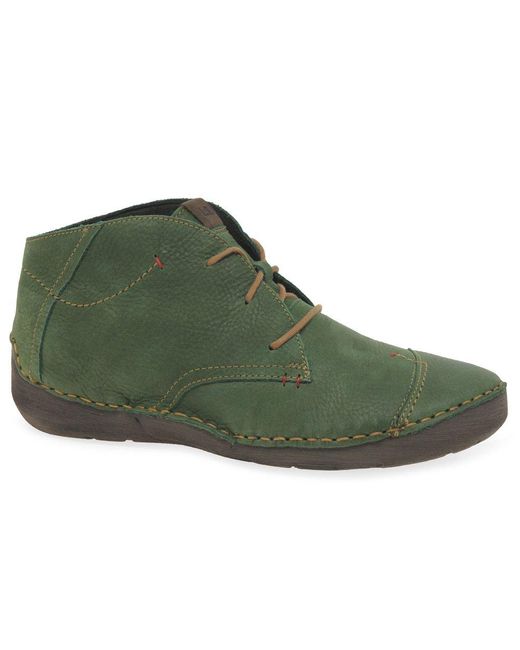 Josef Seibel Green Fergey 18 Ankle Boots