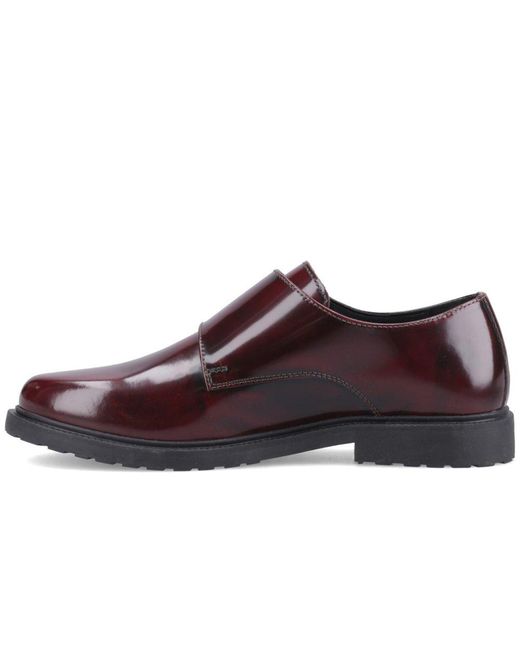 Hush Puppies Brown Verity Hi-Shine Monk Shoes