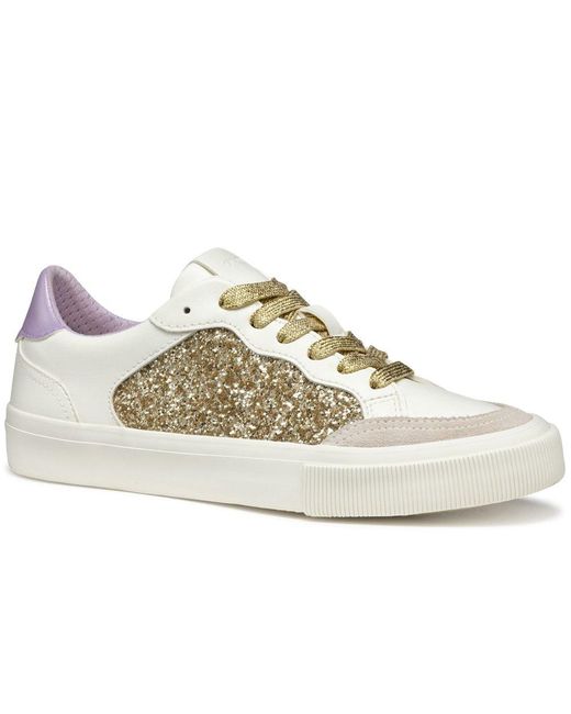 Geox White D Emmeleny Trainers