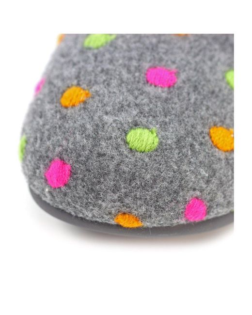 Lunar (GRS) Blue Peanut Mule Slippers