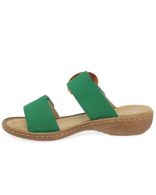 Rieker Green Nectar Sandals