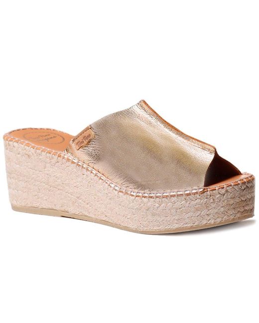 Toni Pons Natural Ivonne Wedge Heel Sandals