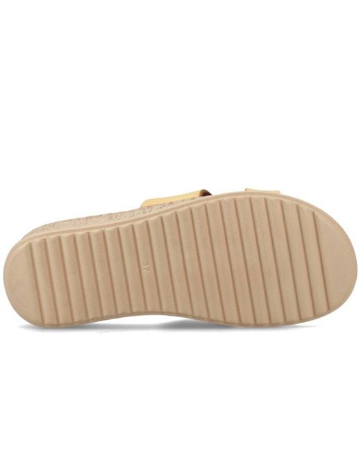 Hush Puppies Blue Eloise Low Wedge Sandals