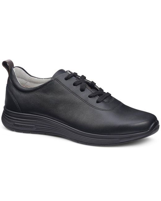 Hotter Black Cosmos Wide Fit Trainers
