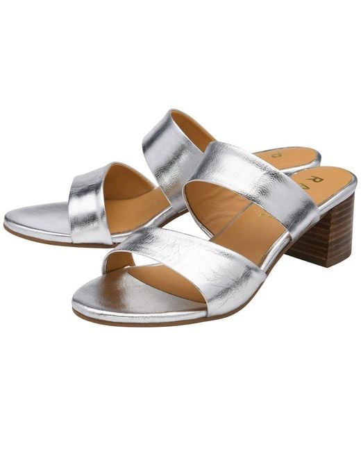 Ravel Metallic Lund Heeled Sandals