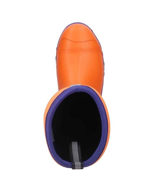 Muck Boot Orange Grit S5 Wellingtons for men