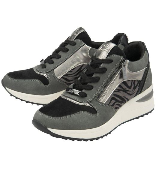 Lotus Black Moore Trainers