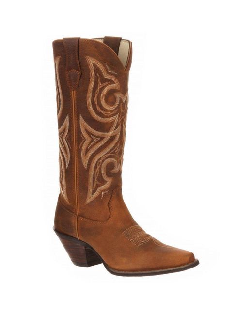 Durango Brown Crush Western Booties